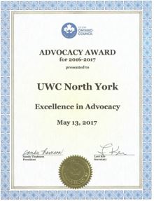 advocacy award certificate
